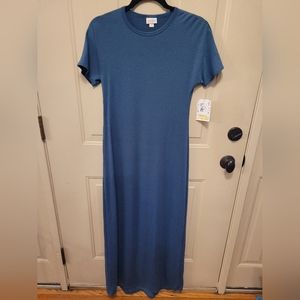 NWT XXS Maria Maxi Dress Slate Blue